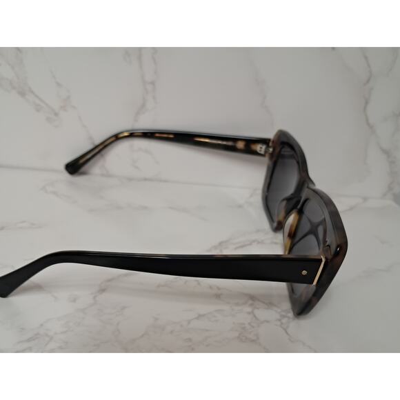 NEW Kenneth Cole Black & Tortoise Cat Eye Sunglasses - Picture 3 of 6